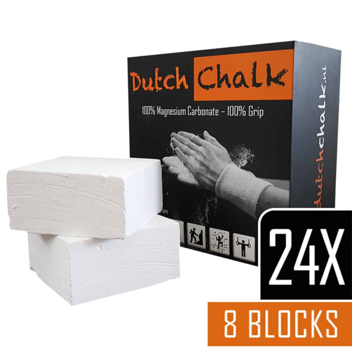 Dutch Chalk Magnesium Blokken – “24-Pack” (24 dozen = 192 Blokken)